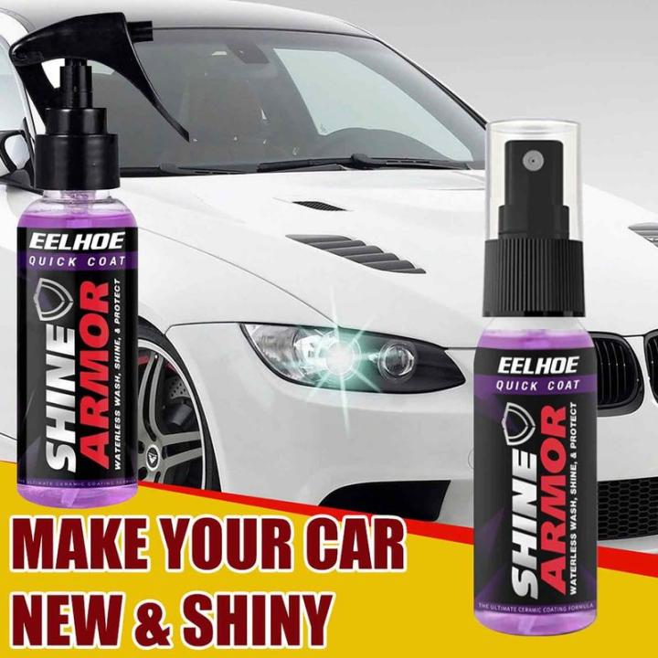 30/100ml Shine Armor Ceramic Car Wash Fortify Quick Coat Polish