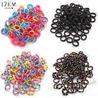 【Ready Stock】 ✉✸ C18 17KM Fashion Colorful Disposable Rubber Hair Band Girls Accessories