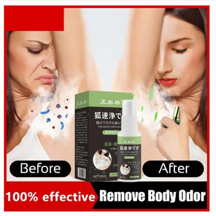 Body Odor Spray Quick Effective Underarms Odor Deodorant Sweaty Lasting