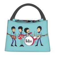 The Beatle Insulated Lunch Tote Bag for Women Music Resuable Cooler Thermal Bento Work Travel