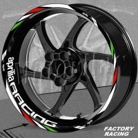 卍❦✔ Motorcycle Wheel Sticker 17 Inch Rim Stripe Decal Accessori For Aprilia V4 TUONO 1100 RSV4 RS150/250/660 GPR APR Shiver 750 900