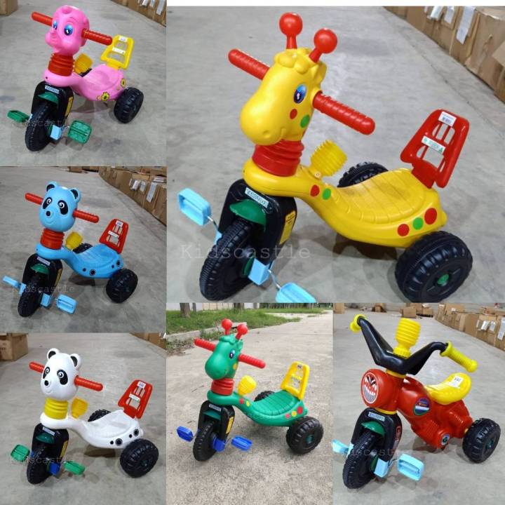 kids-castle-รถจักรยานสามล้อ-รถขาถีบ-สามล้อปั่น-หน้าสัตว์-สำหรับเด็ก