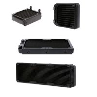 120mm Aluminum Computer Radiator Water Cooler 10 Tube CPU Heat Sink Exchanger R66F