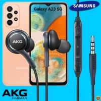 หูฟัง สมอลทอล์ค Samsung แท้ 3.5 mm Aux In-Ear ซัมซุง Galaxy A23 5G และทุกรุ่น อินเอียร์ สายผ้าถัก เสียงดีเบสหนัก เล่น-หยุด-เลื่อนเพลง ควบคุมระดับเสียง