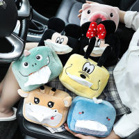 NEW! Mickey Car Tissue Box Holder Universal Car Armrest Box Tissue Box Creative Cartoon Cute Tissue Box Car Interior Products Car Accessories