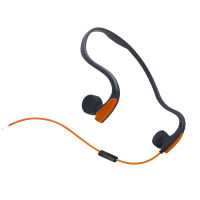 Bone Conduction Transmit Headsets Wired Earphone Outdoor Sports Smart Headphones Neckband with Mic for xiaomi Samsung