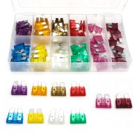 100/50Ps Profile Medium Size Blade Type Car Fuse Assortment 3/5/7.5/10/15/20/25/30/35/40A Fuse Set Auto Car Truck with Box Electrical Circuitry Parts