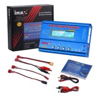 HTRC IMAX B6 80W เครื่องชาร์จแบตเตอรี่ Lipo NiMh Li-ion Ni-Cd ดิจิตอล RC IMAX B6 Lipro เครื่องชาร์จแบบสมดุล Discharger + 15V อะแดปเตอร์6A