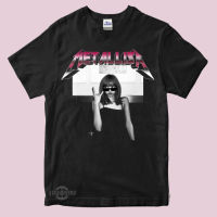 แฟชั่นผู้หญิงสไตล์ล่าสุด เสื้อยืด พิมพ์ลาย metallisa blackpunk lisa blackpunk สไตล์เกาหลี