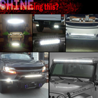 Shine 8นิ้ว480W LED Work Light Bar Flood Spot Beam Offroad 4WD SUV Driving FOG Lamp