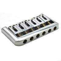 ‘【；】 6 String Electric Guitar Fixed Hardtail Bridge Height Adjustable Chrome Black Guitarra Accessories