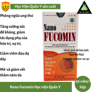 NANO FUCOMIN Học Viện Quân Y- Phòng ngừa và hỗ trợ chữa Ung Thư