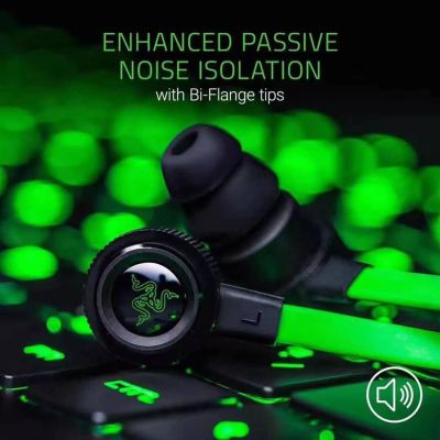 Razer Hammerhead Pro V2 Earphone 3.5mm Wired In Ear Gaming Headset For PC, PS4, Switch, iOS, Andriod (หูฟังเกมมิ่ง)