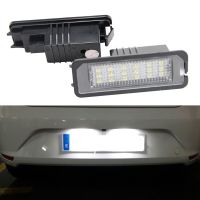 ป้ายทะเบียน Led 2ชิ้น18smd สำหรับ Vw Golf 6 Vi 5 V Gti Mk4 Mk5 Mk6 Eos Lupo Scirocco เบาะนั่งสำหรับleon Altea อะไหล่ทดแทน Oem หลอด