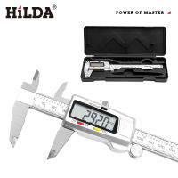 HILDA Digital Vernier Caliper Stainless Steel Electronic Digital Vernier Caliper Metal Micrometer Measuring Tool 150mm