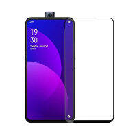 กระจกนิรภัย กันรอย เต็มจอ เก็บขอบ แนบสนิท Oppo F11 PRO สีดำ