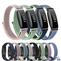 【lz】■  Correia de Nylon ajustável para Fitbit Pulseira Pulseira Inspire 2 Inspire hr Fitbit Ace 3