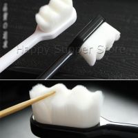 Happy แปรงสีฟัน เนื้อนุ่ม ขนแปรง ไม้แปรงสีฟันญี่ปุ่นเส้นใย 20,000เส้นขนนุ่ม ไม้แปรงฟัน นุ่มดุจกำมะหยี่ Nano Toothbrushes