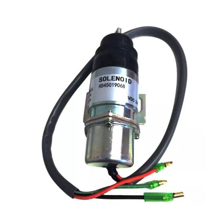 Relays/ HD45019068 Stop Solenoid Valve 6BG1 Engine Stop Solenoid 24V ...