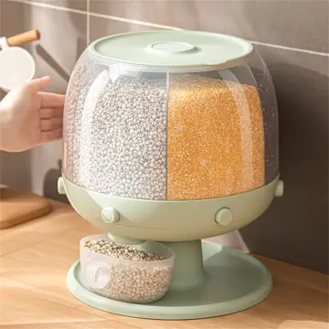 1pc Kitchen Dry Food Storage Container Household Moisture-proof Insect-proof  Sealed Cereal Grains Storage Box