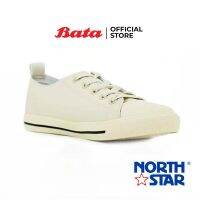 *Best Seller* Bata NORTHSTAR-LADIES รองเท้าผ้าใบ LADIES&amp;VALCANISED แบบเชือก สีครีม รหัส 5218121 Ladiessneaker Fashion