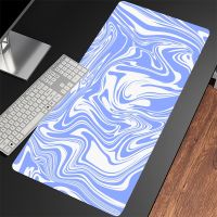 Blck And White Mouse Pad Gaming Mousepad Gamer Table Carpet Protector Large Office Desk Mat Keyboard Pads Liquid Gamer