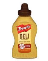 French DELI Spicy Brown Mustard เฟร้นซ์ เดลี่ สไปซี่ บราวน์ มัสตาร์ด 340g.