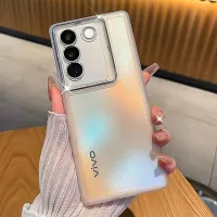 （misty shop）เคส V27 Vivo สำหรับ Vivo V27 Pro,เคสเคสโทรศัพท์โปร่งใส V27E V25 V23 5G Coque ป้องกันกล้องเคสโทรศัพท์มือถือขอบซิลิโคนนิ่ม TPU