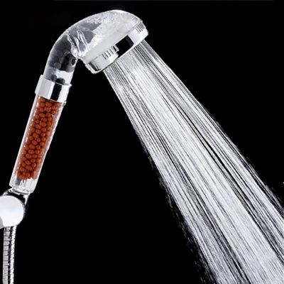 Bathroom Shower Head Handheld Negative Ion Activated Balls Adjustable Jetting Showerhead Saving Water Filter SPA Nozzle  by Hs2023