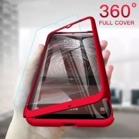 Case Huawei Y9 2019 / Y7 Pro 2018 / 2019 / Y9 2018 เคสโทรศัพท์ เคสประกบหน้าหลัง แถมฟิล์มกระจก1ชิ้น เคสแข็ง เคสประกบ 360 องศา สวยและบางมาก สินค้าใหม่ สีดำสีแดง