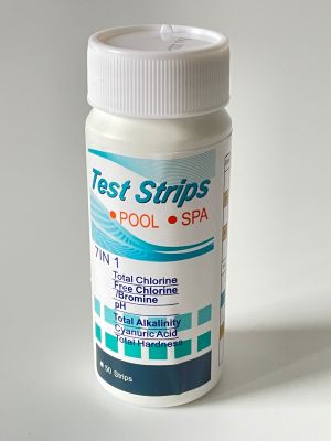 Pocket 7IN1 water test strips Pool/SPA water tester for Chlorine/pH/Alkalinity/Hardness/Cyanuric Acid Inspection Tools