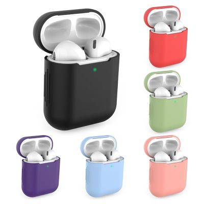 Silicone Cases For Airpods 1/2 Universal Luxury Wireless Earphone Protective Cover Anti-drop Housing Headphone Accessories Headphones Accessories