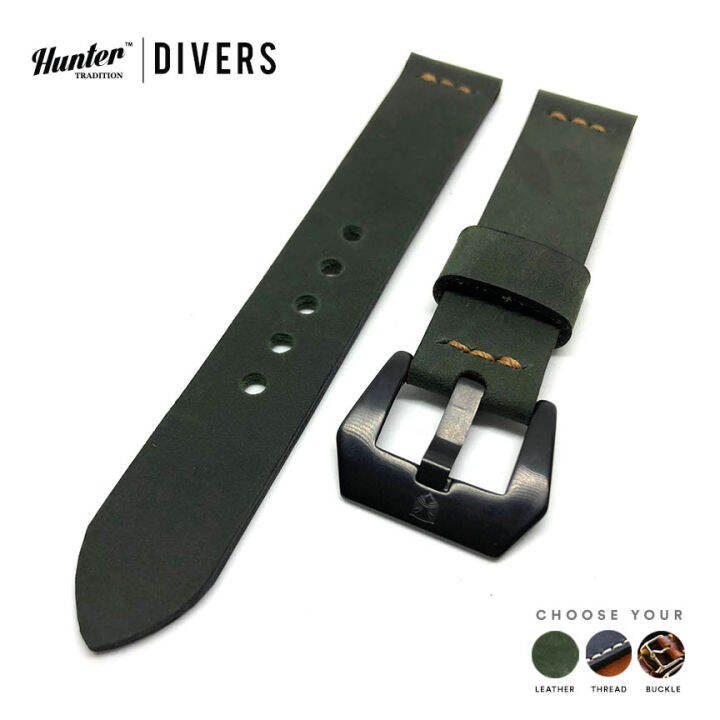 20mm DIVERS LEATHER STRAP Lazada PH