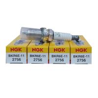 NGK BKR6E-11หัวเทียนสำหรับ Honda Civic 1.5, 1.6 (1992-2005) และ Honda Brio,เมือง,Jazz I-DSI (1997-2008) (ชุด4ชิ้น)