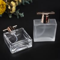 5pcs 25ml Empty Glass Bottle Portable Perfume Bottle High-end Cosmetics Spray Bottle Pressing Large Capacity Replacement Bottle Travel Size Bottles Co