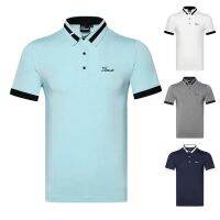 Titleist Golf new mens wear short-sleeved blouse comfortable breathable moisture absorption perspiration quick-drying sports leisure T-shirt Polo shirt