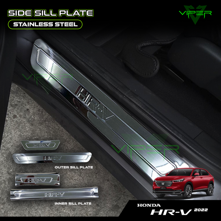 Honda HRV HRV 2022 Stainless Steel Side Sill Plate Door Step Scuff