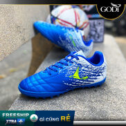 Giày đá bóng size 38 đến size 45 màu xanh sân cỏ nhân tạo