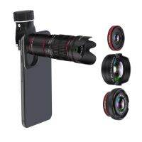 ✔ For Phone Camera Lens Kit Universal Wide angle Lens Set 20X Optical Zoom Lens Telescope Telephoto Clip on for Mobile Phone