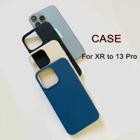 เปลี่ยน DIY XR ของคุณเป็น13 Pro ด้วยเคสซิลิโคนป้องกัน-อัพเกรดศัพท์มือถือของคุณด้วยสไตล์และการป้องกัน