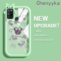 เคส Chenyyka สำหรับ Realme 7i C17 8 Pro 5 5i 5S 6i Narzo 10a 20a การ์ตูนน่ารักลายมินนี่กันกระแทกหลากสีเคสโทรศัพท์โปร่งใสเคสนิ่มเคสป้องกันเลนส์กล้องถ่ายรูปมอนสเตอร์ตัวน้อยสุดสร้างสรรค์