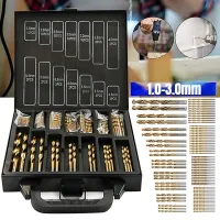 【DT】hot！ 200/100/50pcs Titanium Coated Bits Set Extractor Bit 1/1.5/2/2.5/3mm Metal Wood Aluminum Drilling Tools