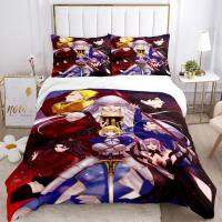 【hot】✳ Fate/stay Night Print Three Piece Set Fashion Article Children or Adults for Beds Quilt Covers Pillowcases