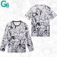 เสื้อยืดแขนสั้นพิมพ์ลาย Anime Ahegao 3 D แฟชั่นสำหรับผู้ชาย