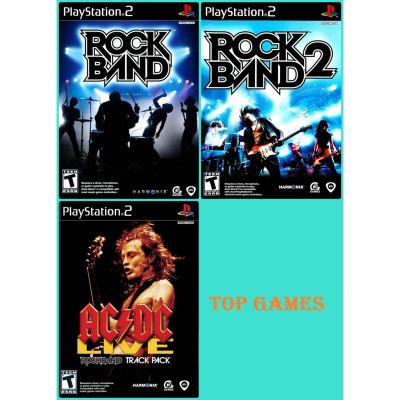 Rock Band  ร็อคแบนด์ แผ่นเกม PS2  Playstation 2