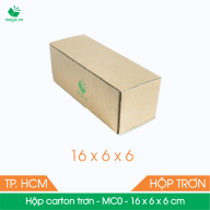 MC0 - 16x6x6 cm - 50 Thùng hộp carton trơn đóng hàng thumbnail