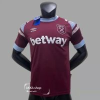 คุณภาพสูง เสื้อฟุตบอล เวสต์แฮมยูไนเต็ด ทีมเหย้า West Ham United Home 22/23 เสื้อฟุตบอลชาย เกรด AAA Size S-XXL เสื้อฟุตบอลสีแดงเวสต