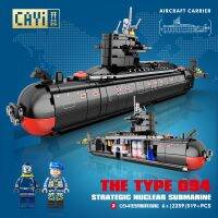 ตัวต่อ เรือดำน้ำ เรือขีปนาวุธ CAYI AIRCRAFT CARRIER THE TYPE 094 519+ PCS 2239