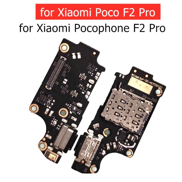 สำหรับ Xiaomi Pocophone F2 Pro/poco F2 Pro ซิมเครื่องอ่านการ์ดช่องเสียบบัตรที่ใส่ถาดเปลี่ยนอะไหล่ซ่อมปลั๊กคอนเนคเตอร์
