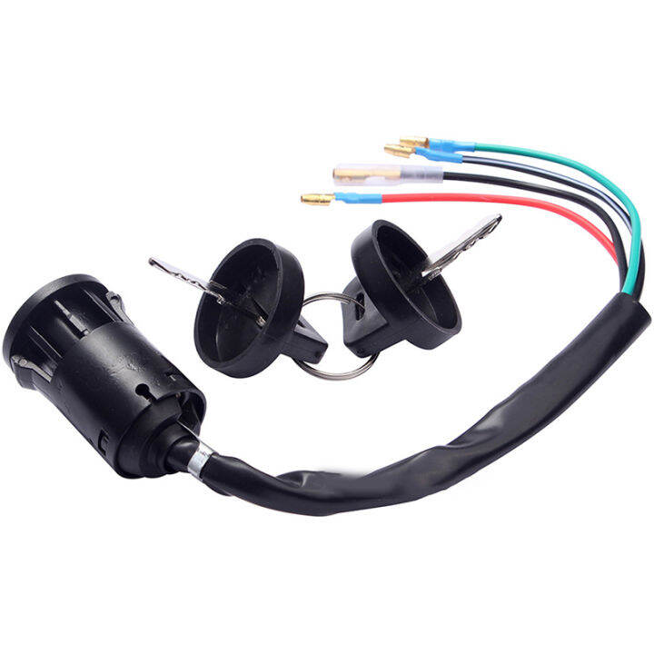 [Faster YG] Universal Motorcycle Ignition Switch Key 4 Pin Switch Key